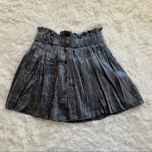 Vestique metallic skirt